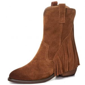 Bottines Cowboy Camel