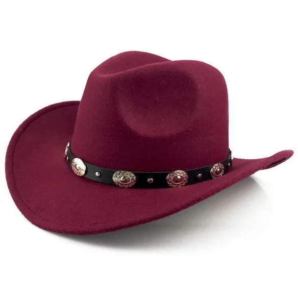Chapeau de Cowboy Bordeaux