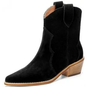 Bottines Western en Daim