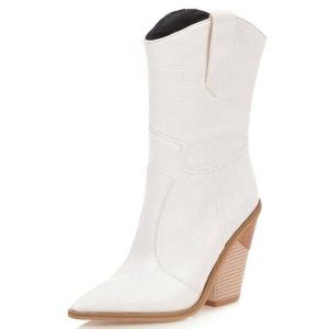 Bottes Western Blanches pour Femme