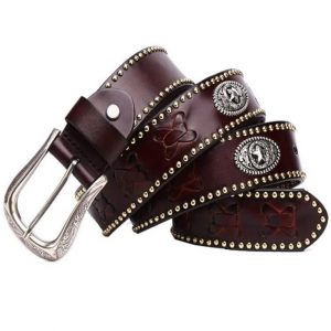 Ceinture Western Cloutée