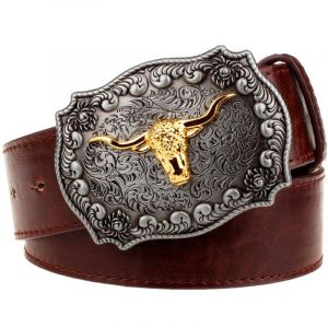 Ceinture Western Marron