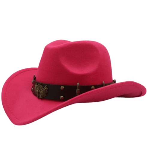 Chapeau de Cowboy Femme Rose