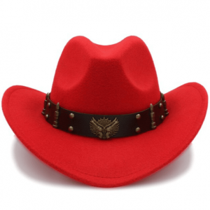 Chapeau de Cowboy Rouge