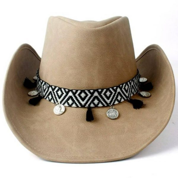 Chapeau de Cowboy en Cuir