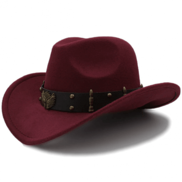 Chapeau de Cowboy Rouge